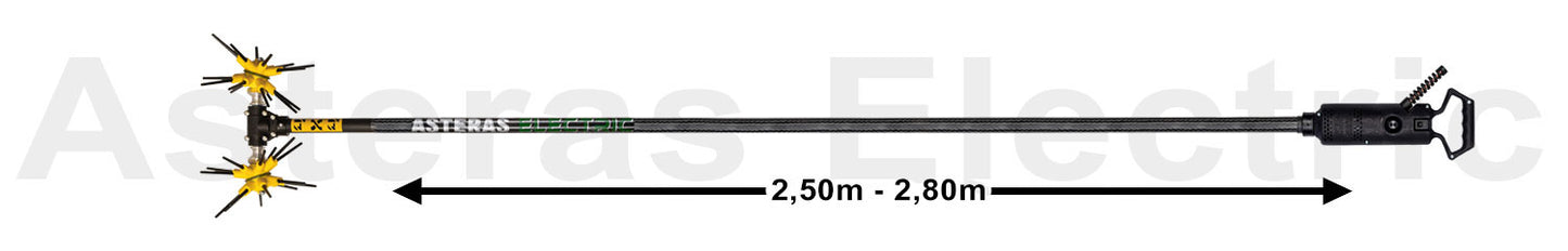 Ελαιοραβδιστικό - Βέργα Asteras electric 2,5m 12v