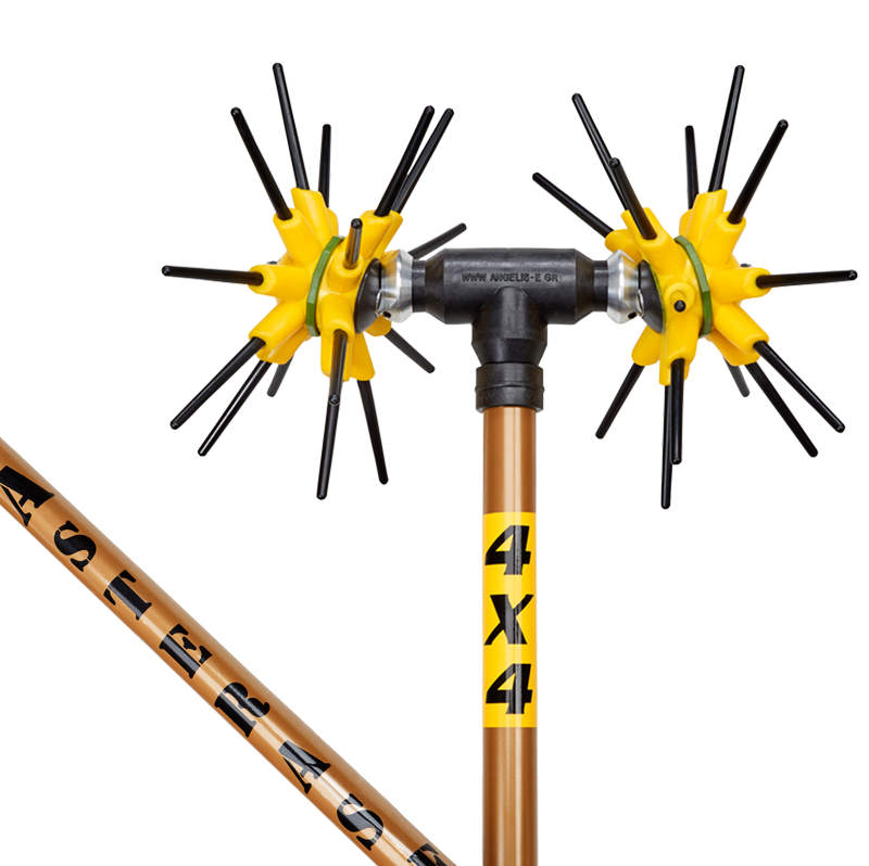 Ελαιοραβδιστικό - Βέργα Asteras cf  4x4 2.50m 12v