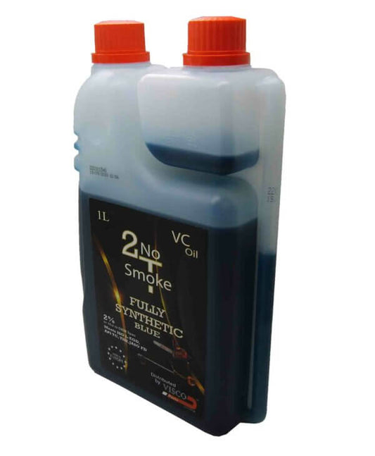 Λάδι μίξης μπλέ VISCO No Smoke 2Τ 1 L
